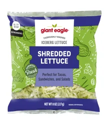 Giant Eagle Shredded Lettuce