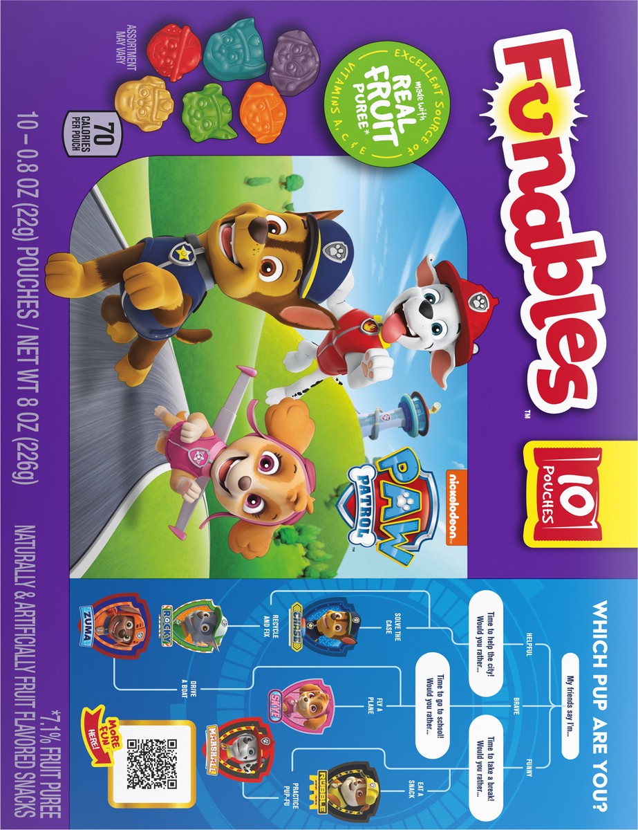 Funables Paw Patrol Fruit Snacks 8 oz Shipt