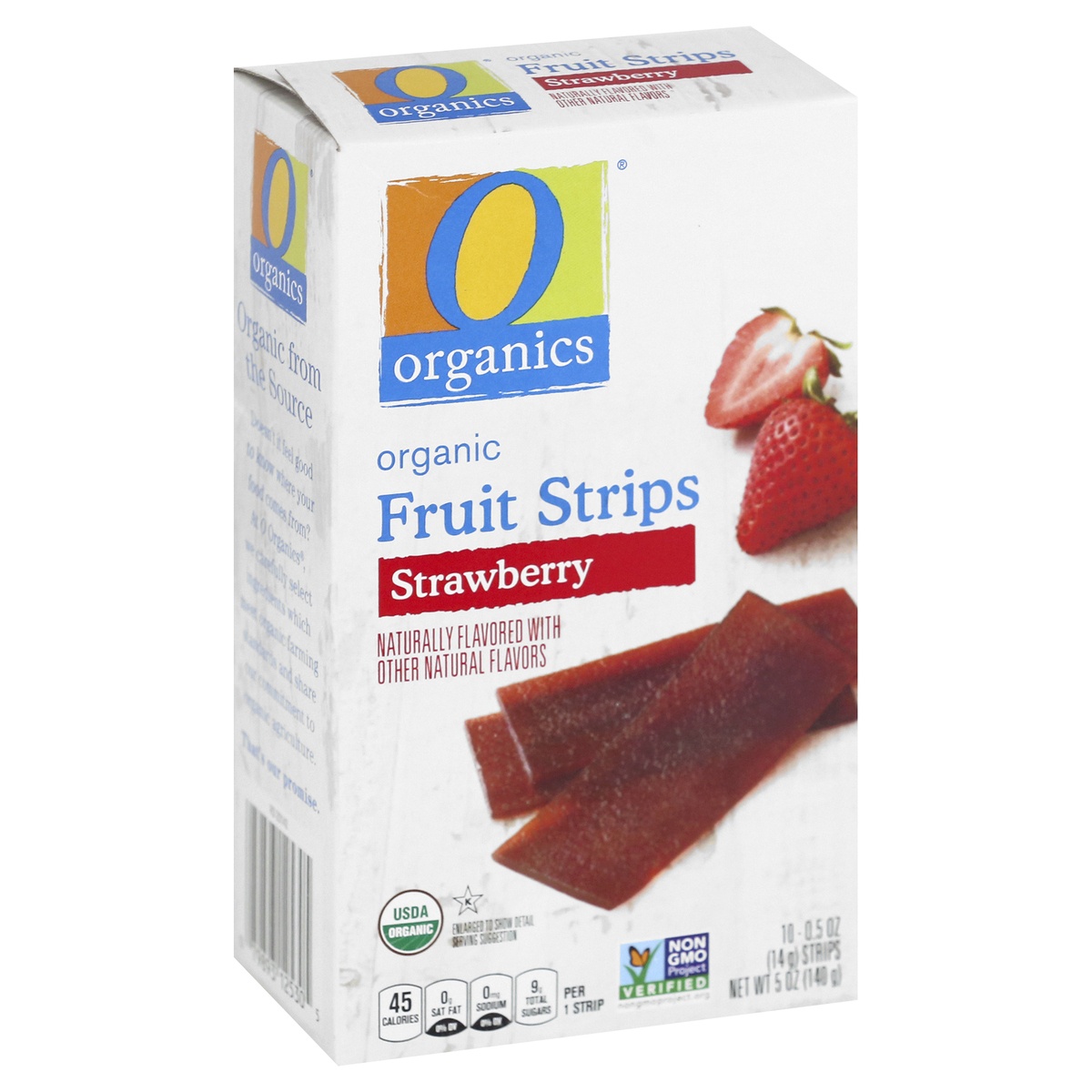 slide 2 of 9, O Organics O Orgnc Fruit Strips Strawberry, 5 oz