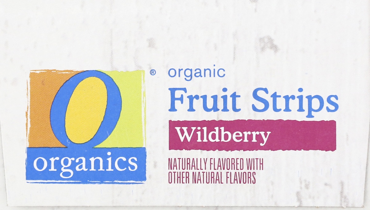 slide 7 of 9, O Organics O Orgnc Fruit Strips Wild Berry, 5 oz