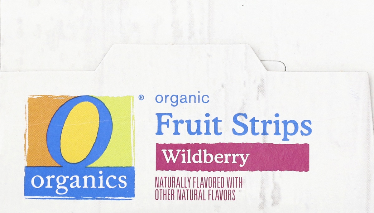 slide 3 of 9, O Organics O Orgnc Fruit Strips Wild Berry, 5 oz