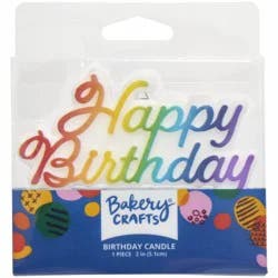 DecoPac Happy Birthday Candle