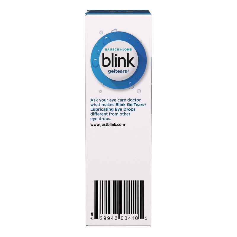 slide 10 of 11, Blink Gel Tears Lubricating Dry Eye Drops - 0.34 fl oz, 0.34 fl oz