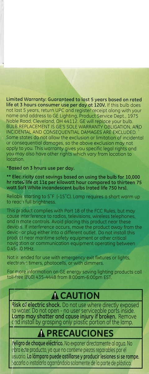 slide 2 of 4, GE Light Bulbs 2 ea, 2 ct