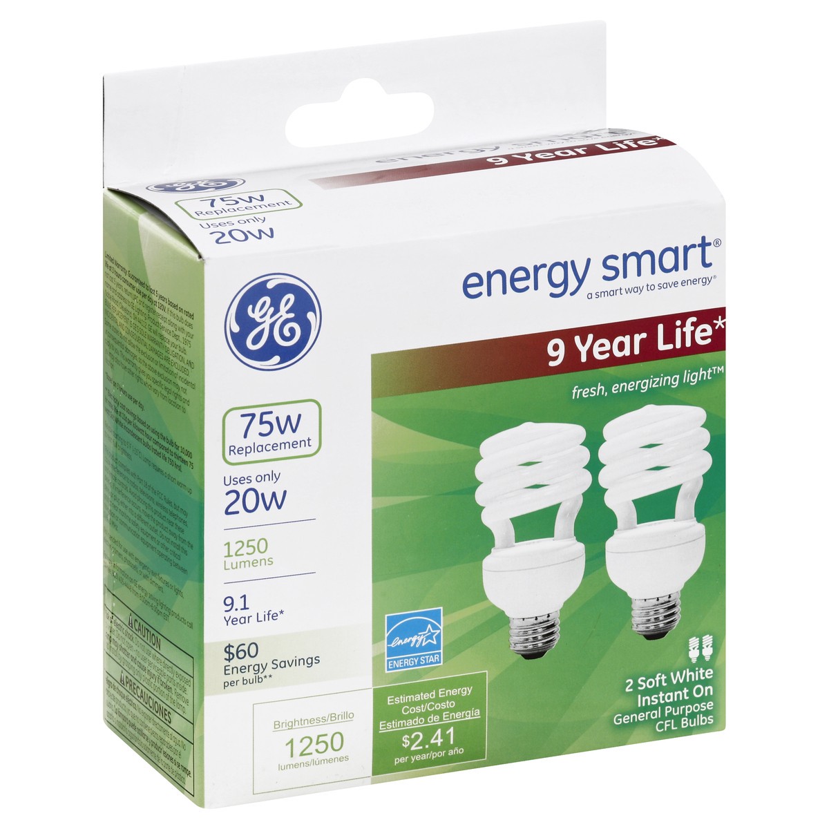 slide 4 of 4, GE Light Bulbs 2 ea, 2 ct