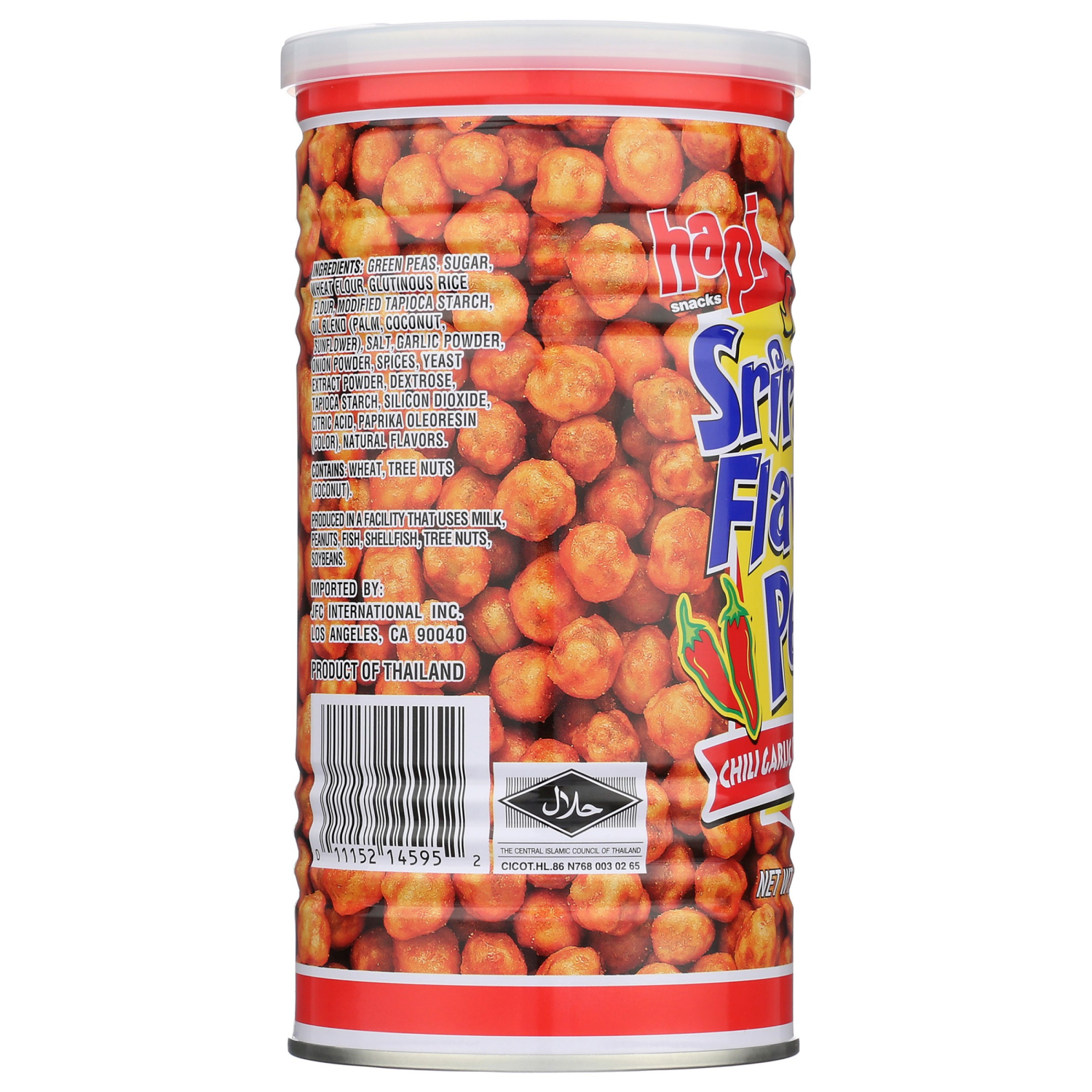 slide 3 of 3, Hapi Sriracha Peas - 9.9oz, 9.9 oz