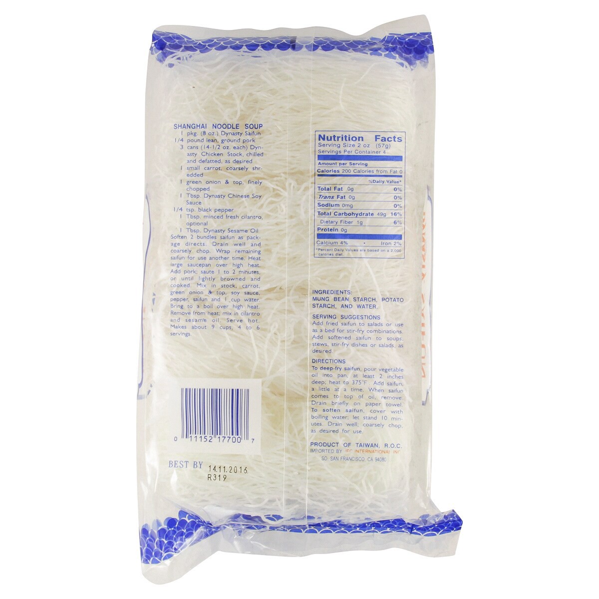 slide 2 of 2, Dynasty Saifun, 8 oz