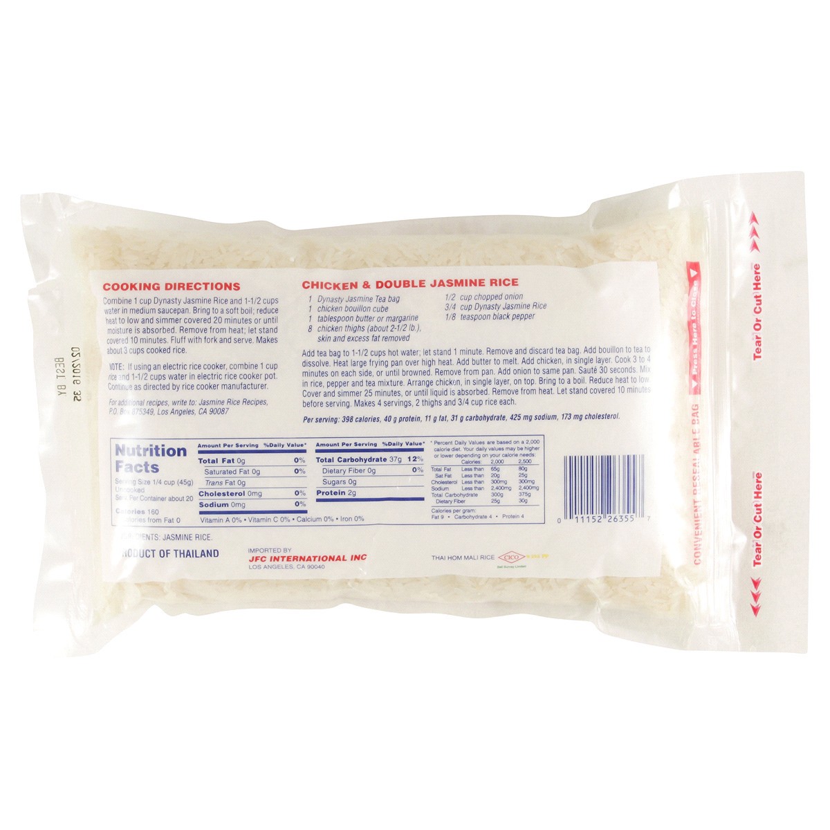 slide 2 of 2, Dynasty Jasmine Rice 32 oz, 32 oz