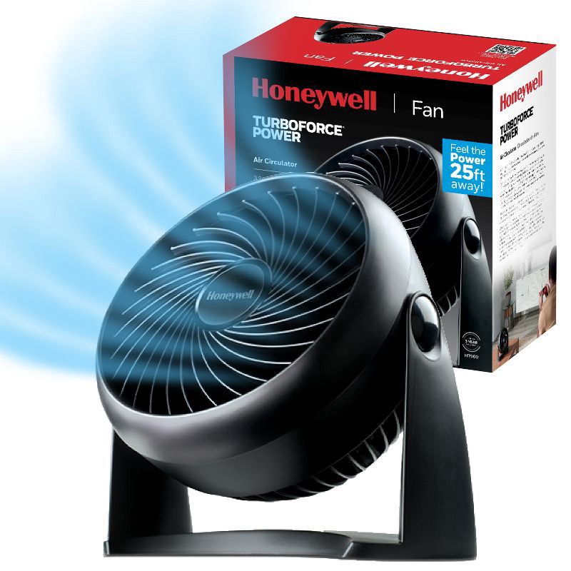 slide 1 of 13, Honeywell TurboForce Table Air Circulator Fan Black HT900, 1 ct