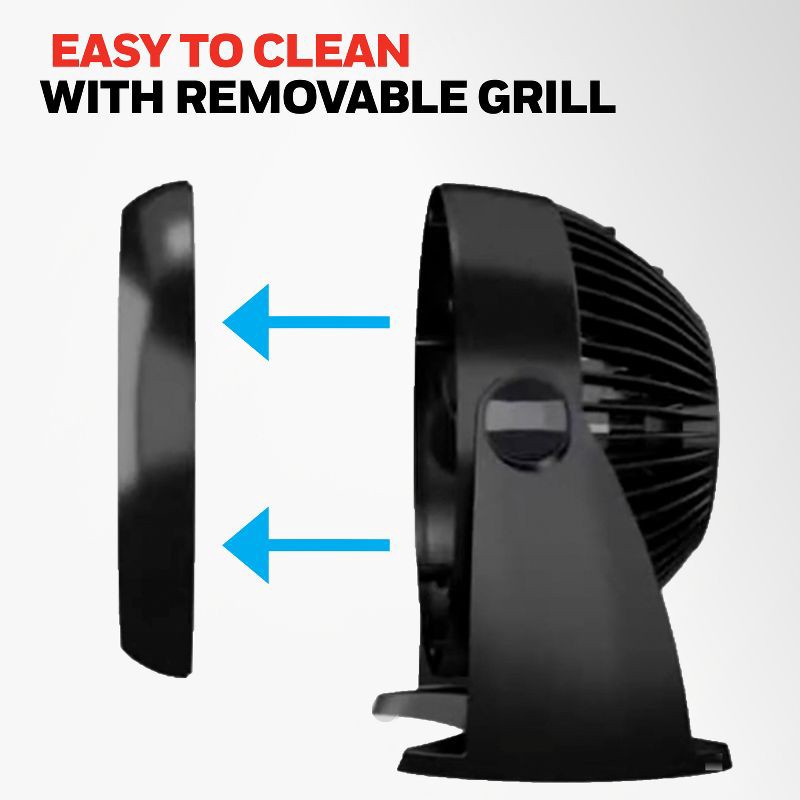 slide 11 of 13, Honeywell TurboForce Table Air Circulator Fan Black HT900, 1 ct