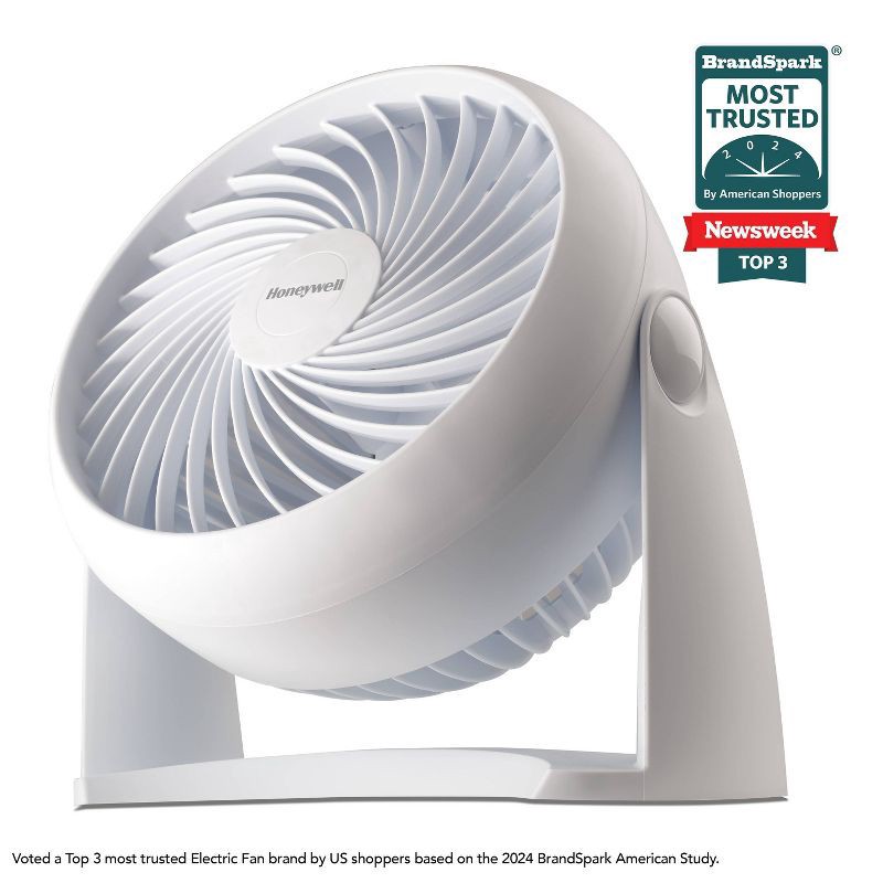 slide 5 of 6, Honeywell TurboForce Table Air Circulator Fan White HT904, 1 ct