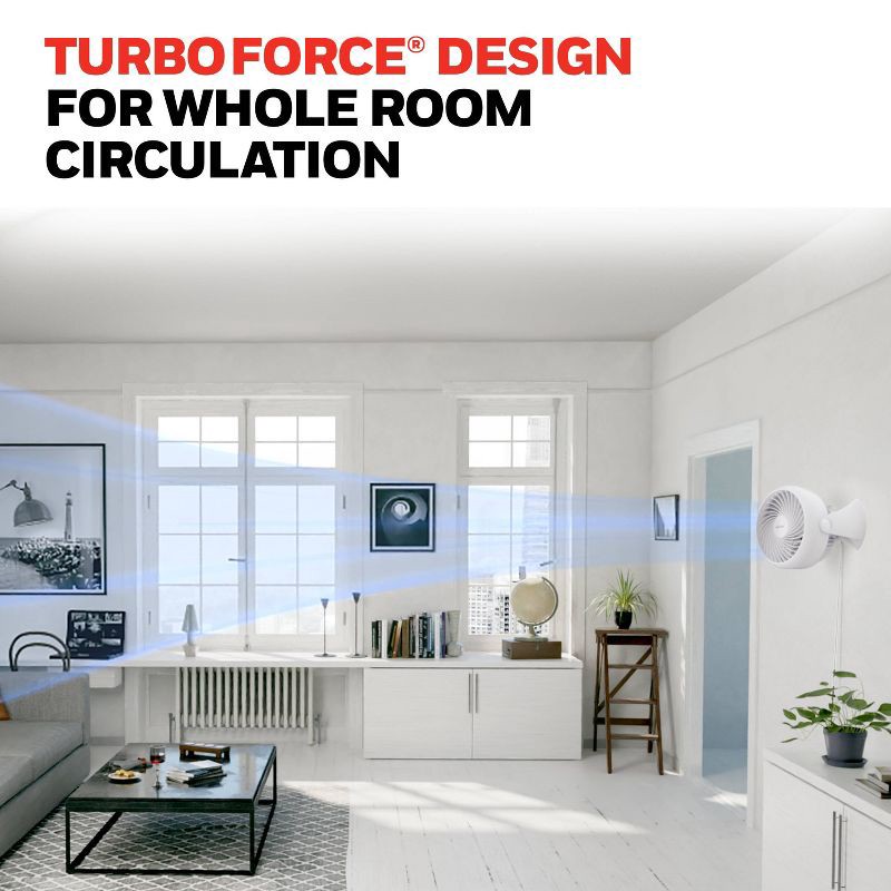 slide 9 of 10, Honeywell TurboForce Table Air Circulator Fan White HT904, 1 ct