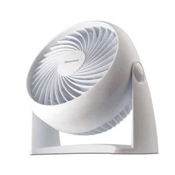 Honeywell TurboForce Table Air Circulator Fan White HT904: Adjustable Tilt, Quiet, Wall Mountable, 3 Speeds, Electric