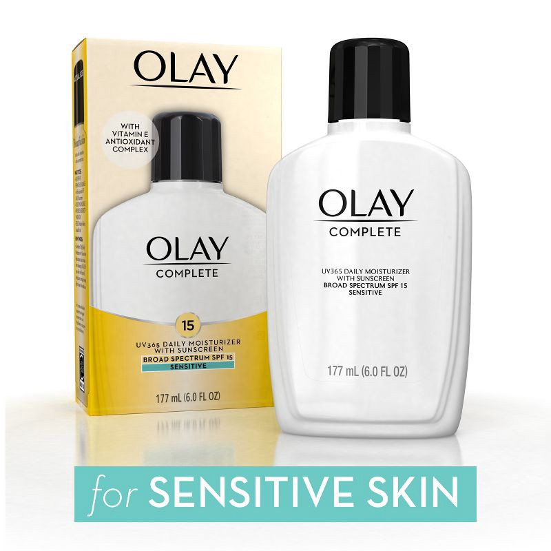 slide 7 of 7, Olay Complete Lotion Moisturizer Sensitive Skin - SPF 15 - 6 fl oz, 5 ct; 6 fl oz