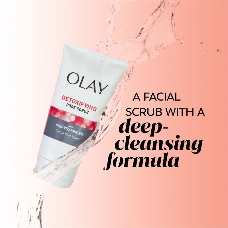 slide 3 of 9, Olay Regenerist Detoxifying Pore Scrub Face Wash - Scented - 5.0 fl oz, 5 fl oz