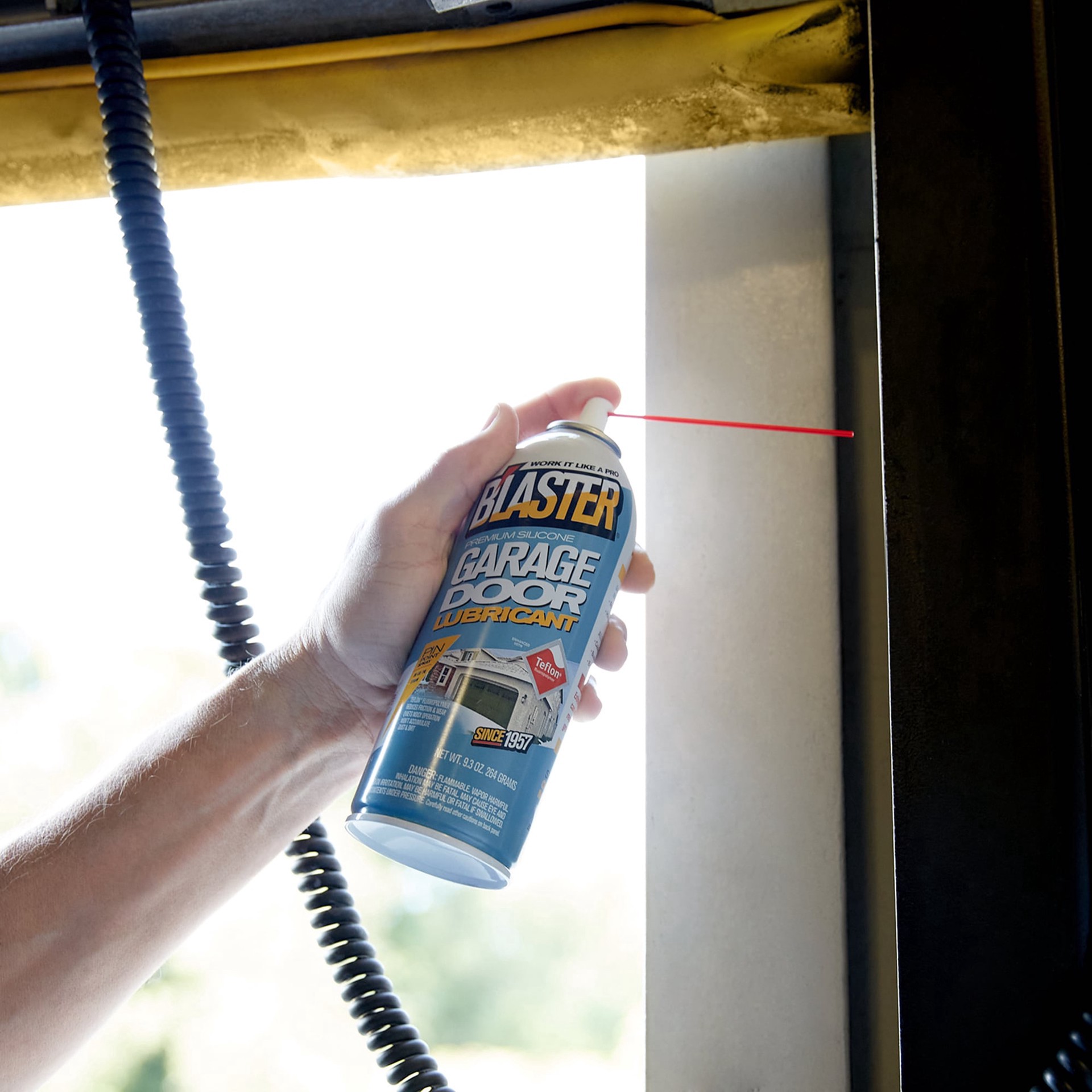 slide 3 of 6, B'laster Garage Door lubricant 9.3-oz Garage Door Lubricant, 9.3 oz