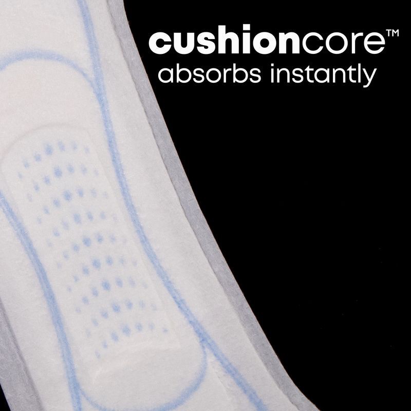 slide 6 of 13, U by Kotex Clean & Secure Heavy Ultra-Thin Feminine Fragrance Free Pads - Unscented - 56ct, 56 ct