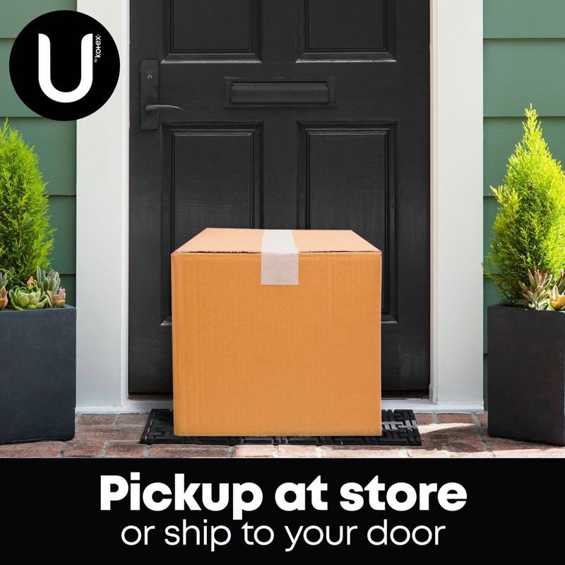 slide 13 of 13, U by Kotex Clean & Secure Heavy Ultra-Thin Feminine Fragrance Free Pads - Unscented - 56ct, 56 ct