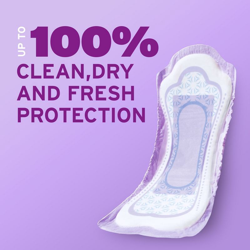 slide 5 of 6, Poise Incontinence Pads for Women - Moderate Absorbency - 4 Drop - Regular - 66ct, 66 ct