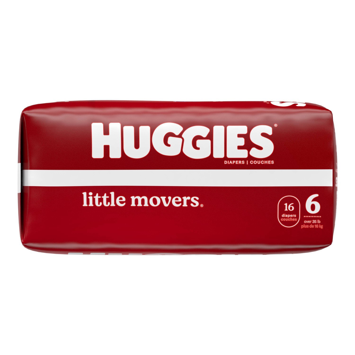 slide 12 of 16, Huggies Little Movers Baby Disposable Diapers - Size 6 - 16ct, 16 ct