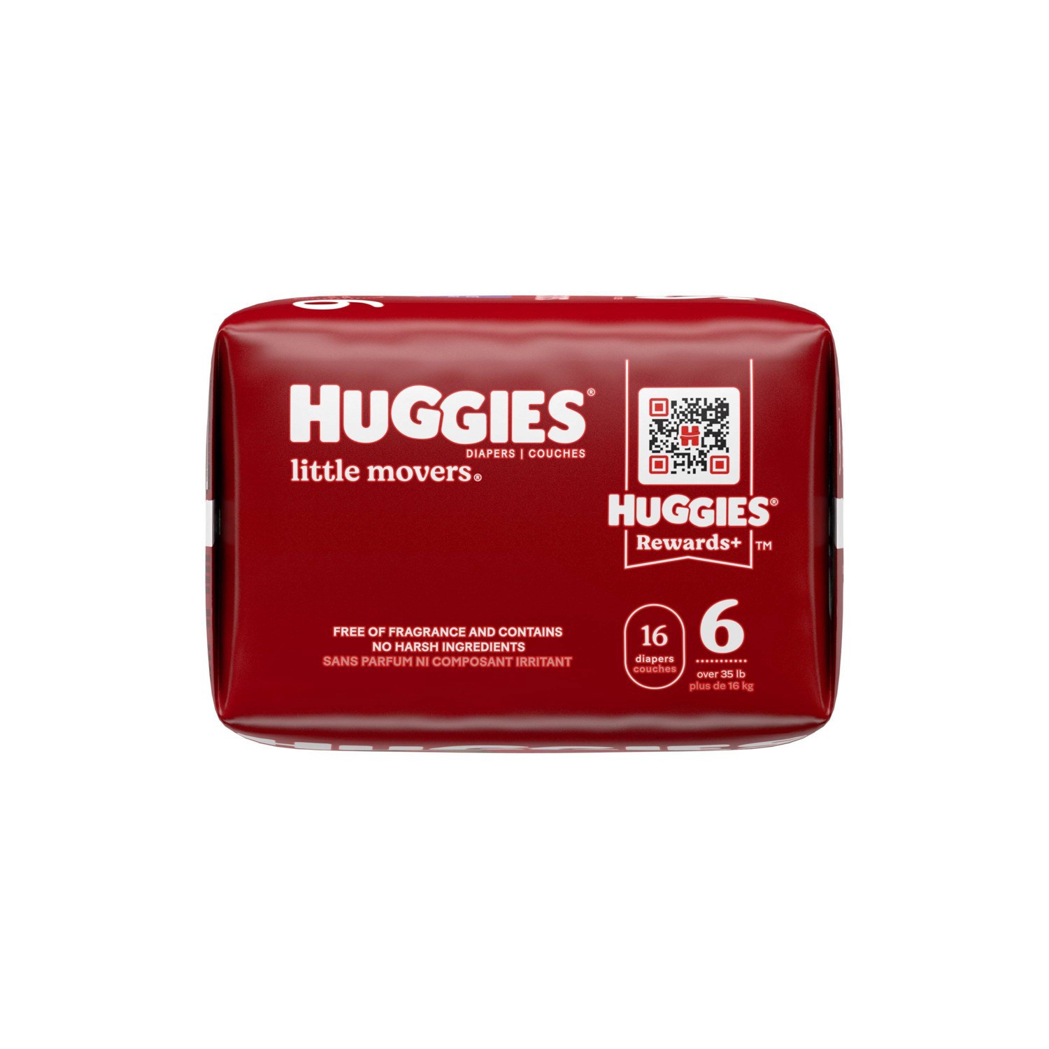 slide 13 of 16, Huggies Little Movers Baby Disposable Diapers - Size 6 - 16ct, 16 ct