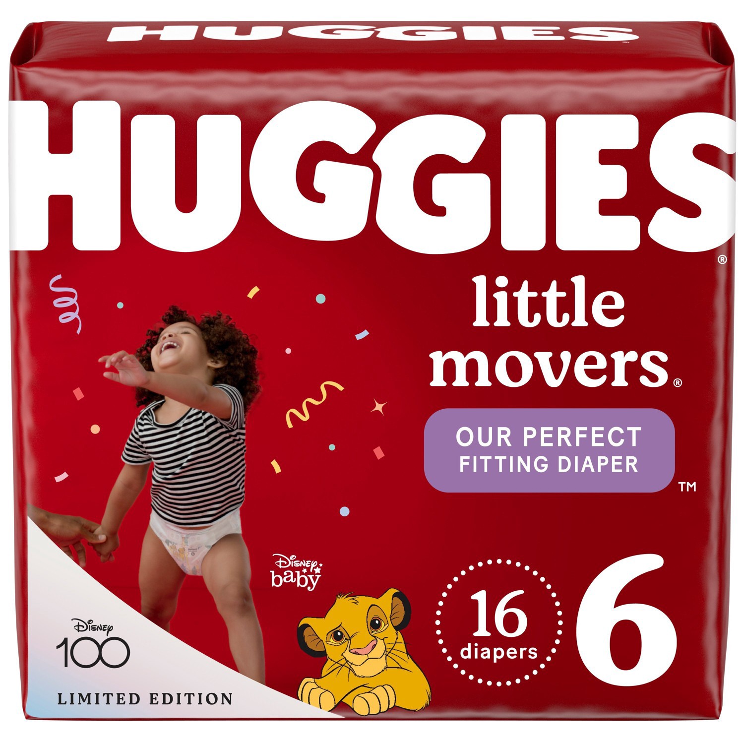 slide 1 of 16, Huggies Little Movers Baby Disposable Diapers - Size 6 - 16ct, 16 ct