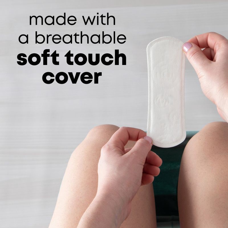 slide 6 of 11, U by Kotex Clean & Secure Fragrance Free Panty Liners - Light Absorbency - 129ct, 129 ct