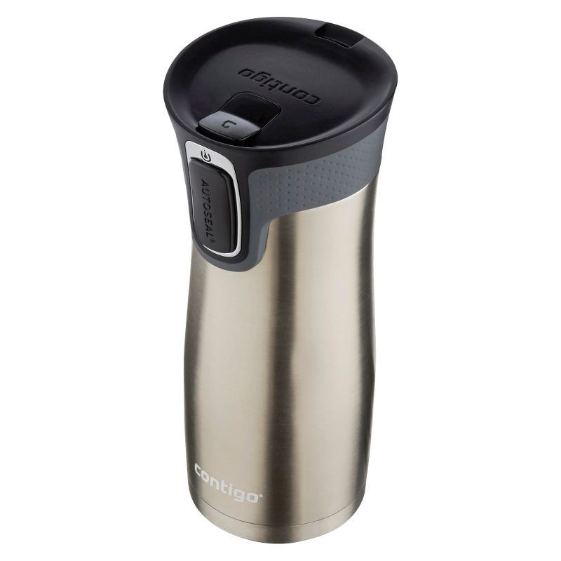 Contigo West Loop 16oz Stainless Steel Travel Mug Silver : Target