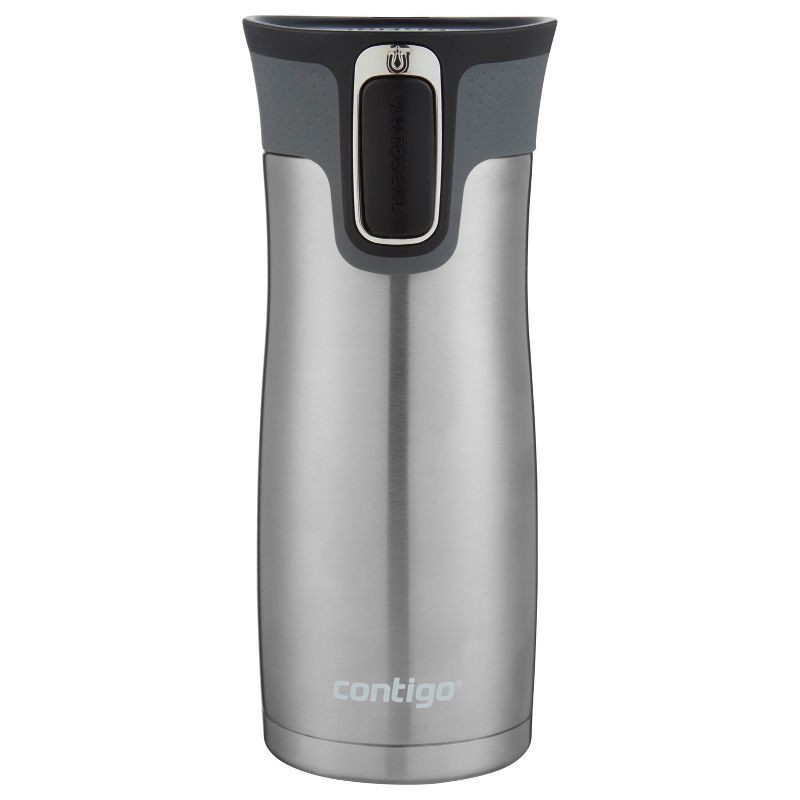 slide 1 of 5, Contigo West Loop 16oz Stainless Steel Travel Mug Silver, 16 oz