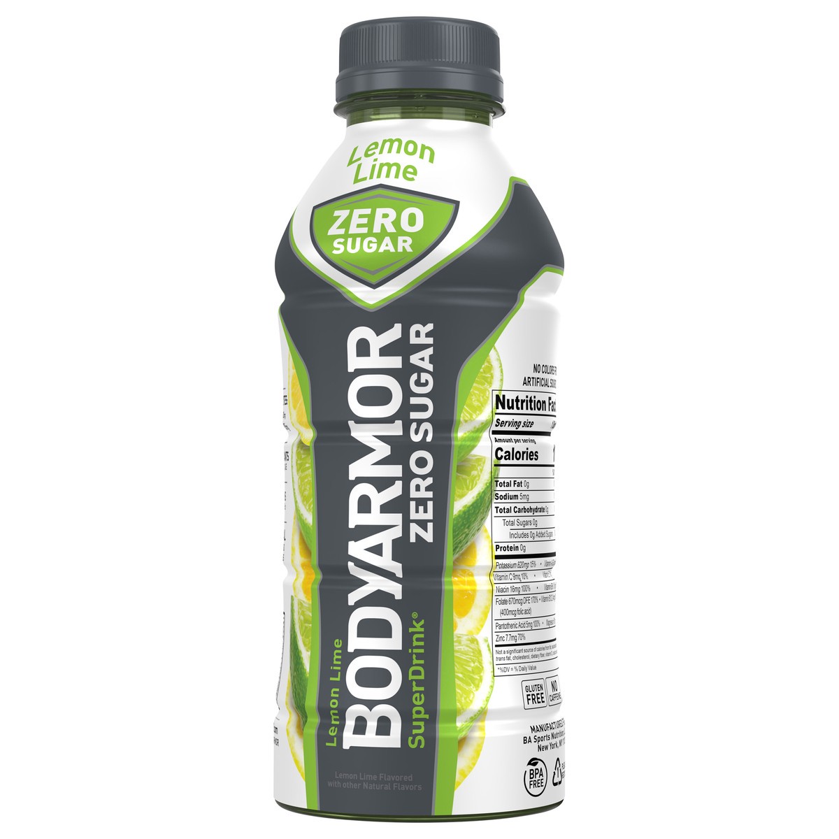slide 7 of 14, BODYARMOR Zero Sugar Lemon Lime Bottle- 16 fl oz, 16 fl oz