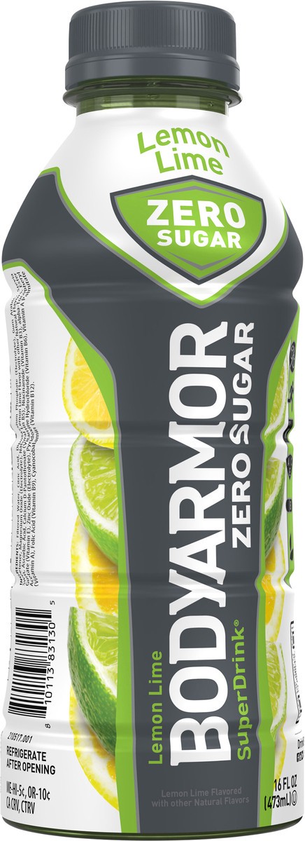 slide 10 of 14, BODYARMOR Zero Sugar Lemon Lime Bottle- 16 fl oz, 16 fl oz