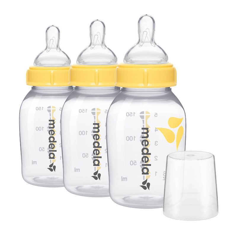 slide 1 of 6, Medela Breast Milk Bottle, Collection and Storage Containers Set - 3pk/5oz, 3 ct; 5 oz