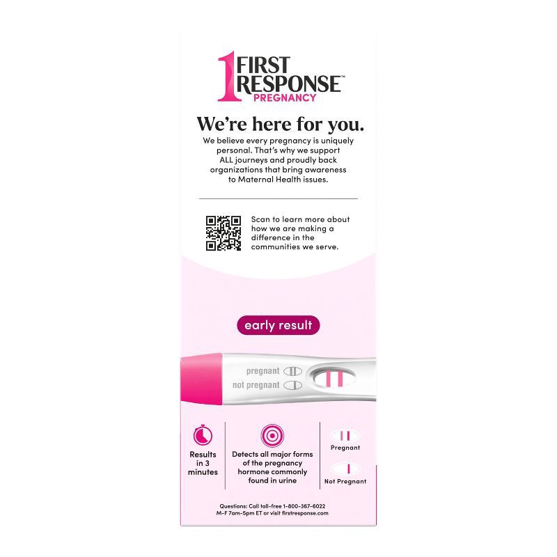 slide 10 of 10, First Response Early Result Pregnancy Test, 1 ct
