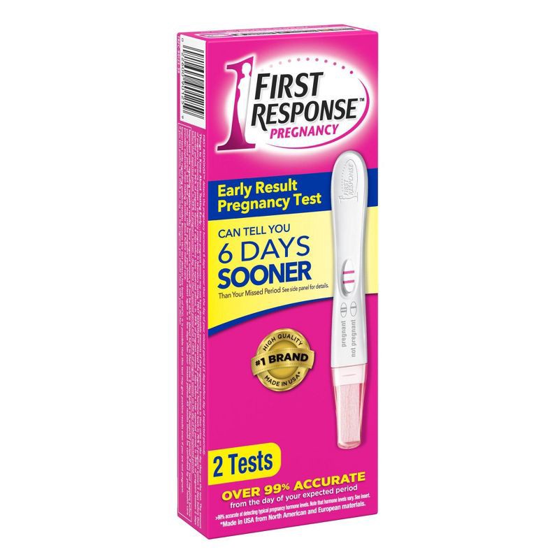 slide 8 of 8, First Response Early Result Pregnancy Test, 1 ct