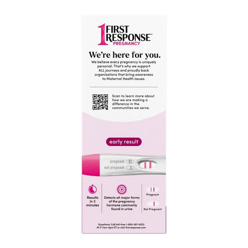 slide 10 of 11, First Response Early Result Pregnancy Test, 1 ct