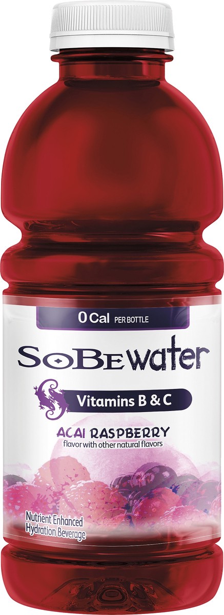 slide 6 of 6, SoBe Water Nutrient Enhanced Acai Raspberry Hydration Beverage 20 oz, 20 oz