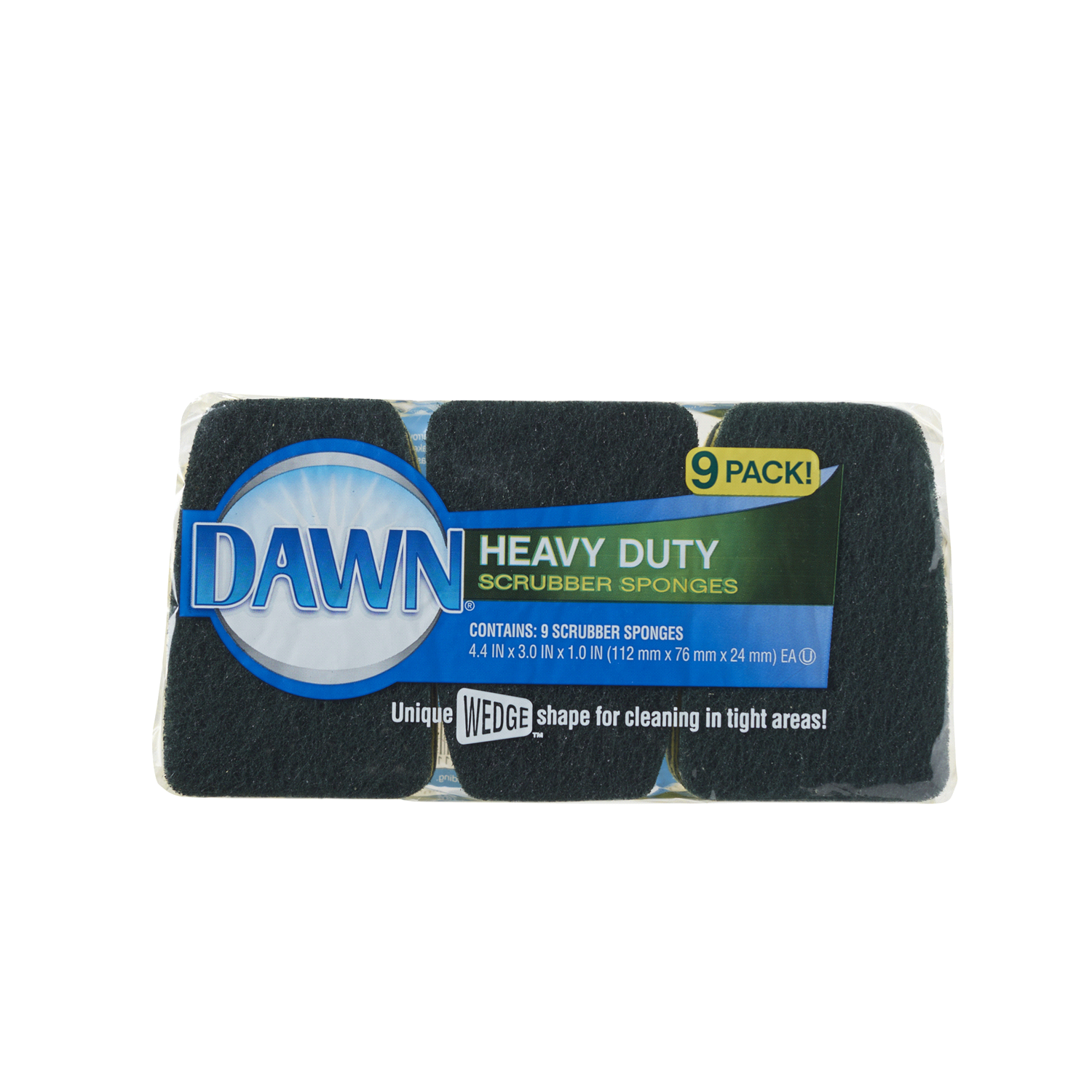 slide 1 of 2, Dawn Heavy Duty Sponges, 9 ct
