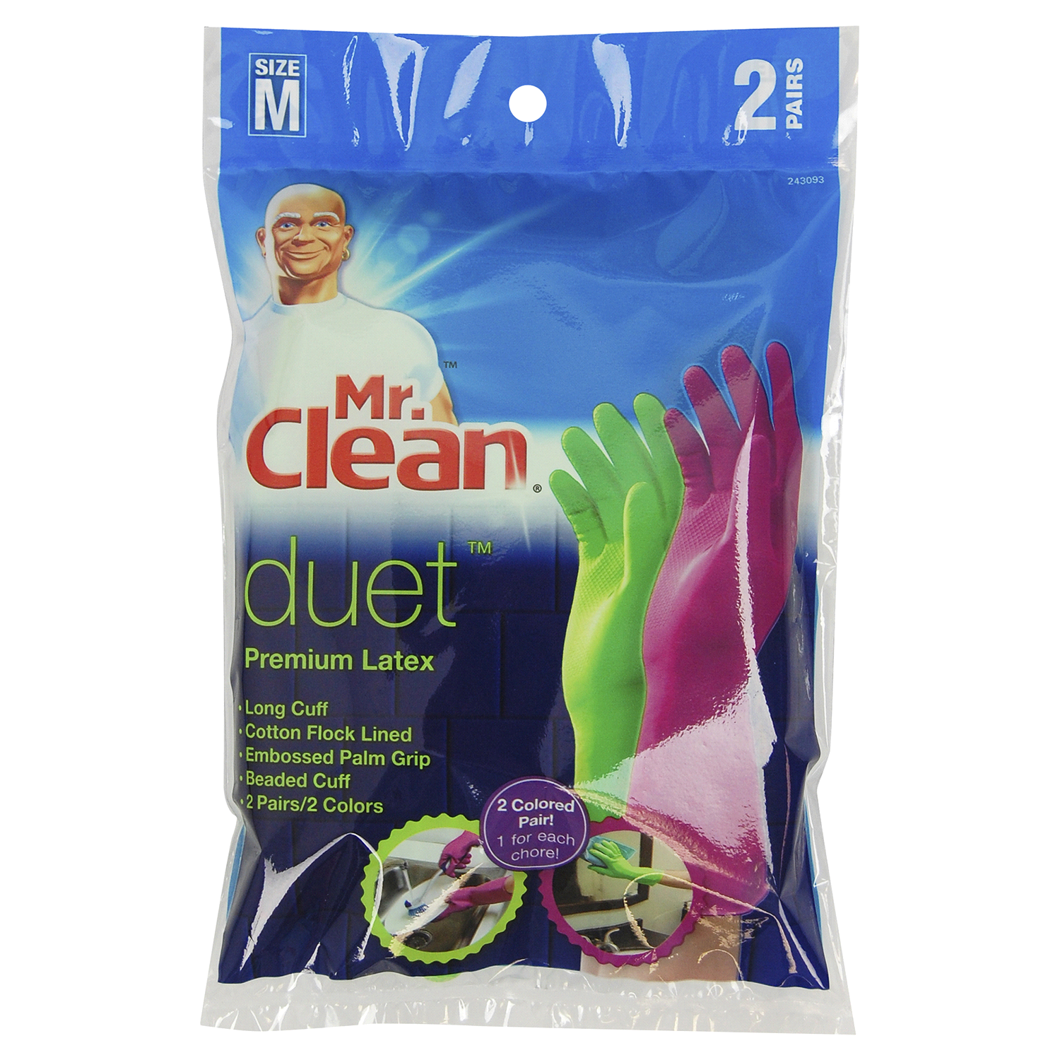 slide 1 of 1, Mr. Clean Gloves 2 ea, 2 ct