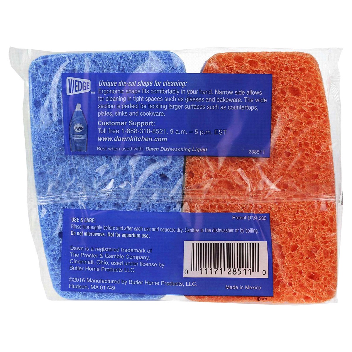 slide 2 of 2, Dawn Cellulose Sponges, 4 ct