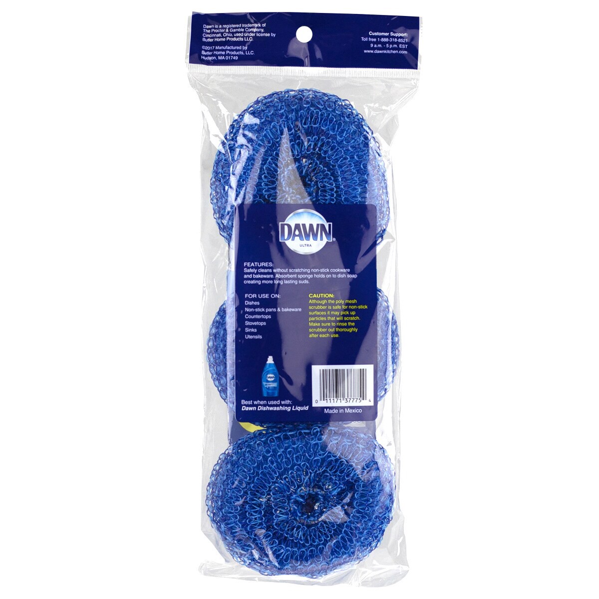 slide 2 of 2, Dawn Scrubbers 3 ea, 3 ct