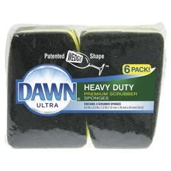 Dawn Heavy Duty Scrubber Sponge 6 Each