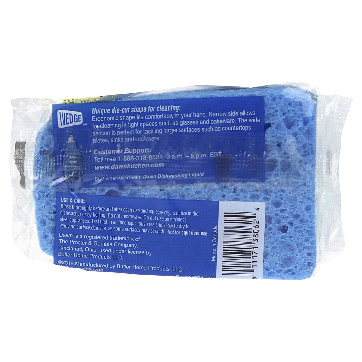 slide 2 of 2, Dawn Non-Scratch Scrubber Sponge 3 Each, 3 ct