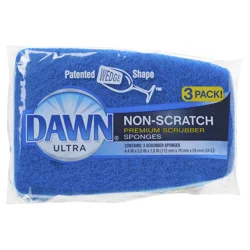 Dawn Non-Scratch Scrubber Sponge 3 Each
