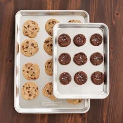 Nordic Ware Naturals Bundle 1/2 and 1/4 Sheet