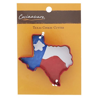 slide 1 of 1, Cocinaware Red Cookie Cutter Texas, 1 ct