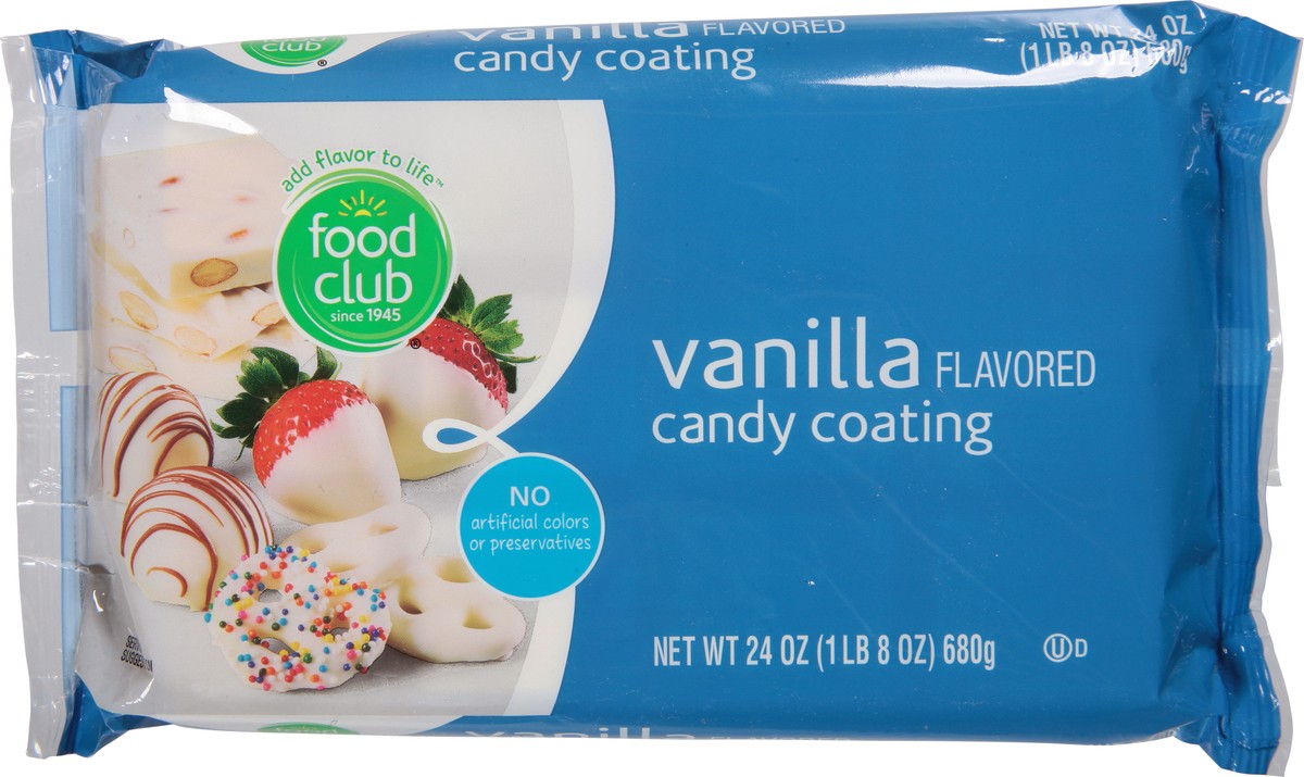 slide 9 of 11, Food Club Vanilla Candy Coating, 24 oz