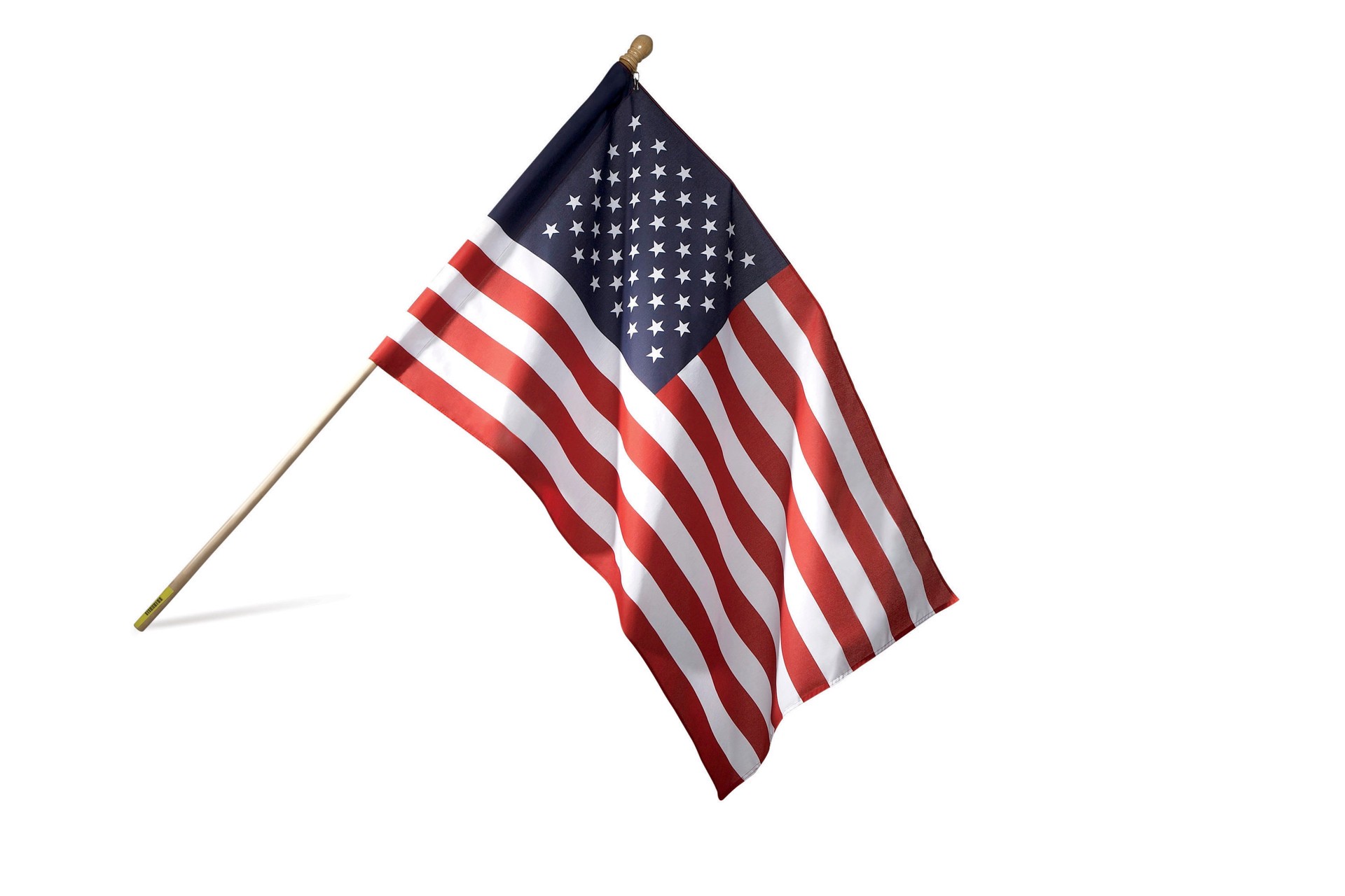 slide 2 of 3, Independence Flag 4-ft W x 2.5-ft H American Flag Kit, 1 ct
