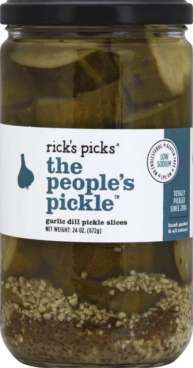 slide 2 of 2, Rick's Picks Ricks The Peoples Pickle, 24 oz