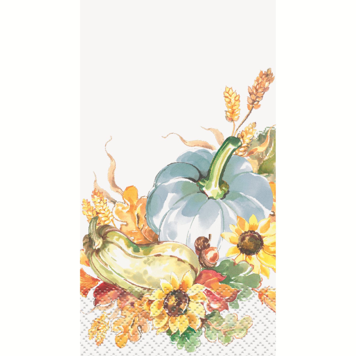 slide 1 of 1, Unique Guest Napkin Pastel Pumpkin 16 Ct, 16 ct