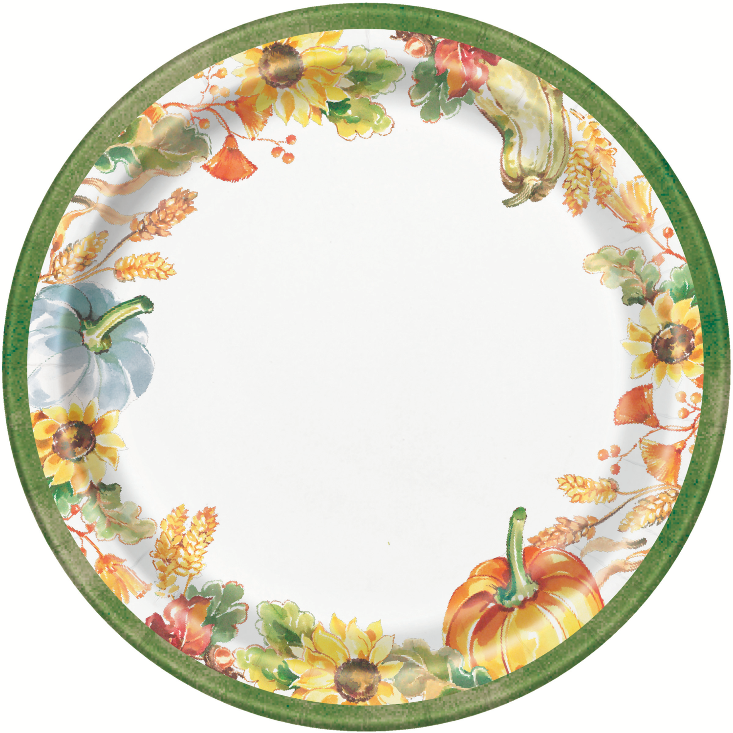 slide 1 of 1, Unique 7 In Plate Pastel Pumpkin 8 Ct, 8 ct